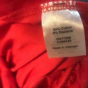 J. Crew Factory Tops - J.Crew Off the Shoulder Red Bodysuit J. Crew Factory Tops - J.Crew Off the Shoulder Red Bodysuit